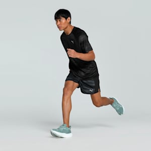 VELOCITY All-Over Print Men's 5" Running Shorts, PUMA Black, extralarge-IND